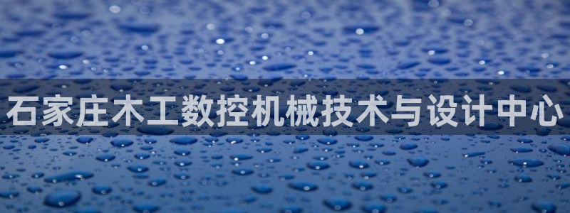 天辰娱乐挂机：石家庄木工数控机械技术与设计中心