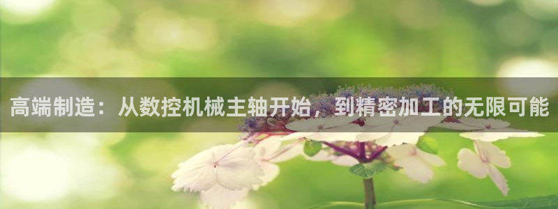 天辰娱乐官方登录下载：高端制造：从数控机械主轴开始，到精密加工的无限可能